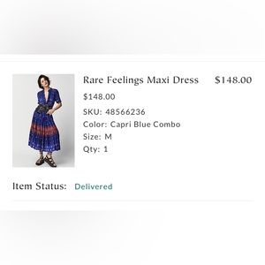 Free People Rare Feelings Maxi